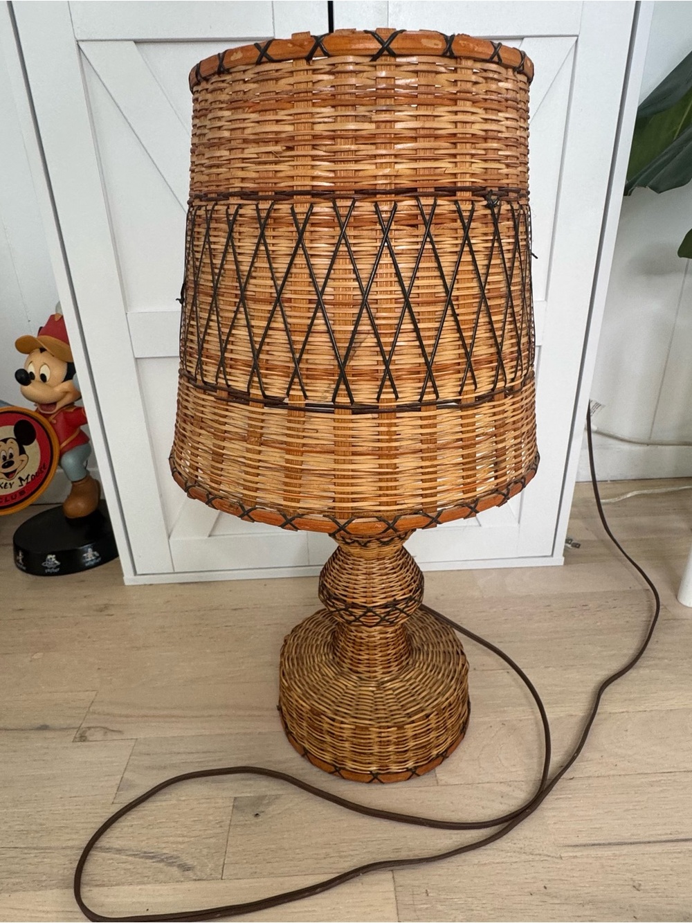 Vintage Rattan Lamp